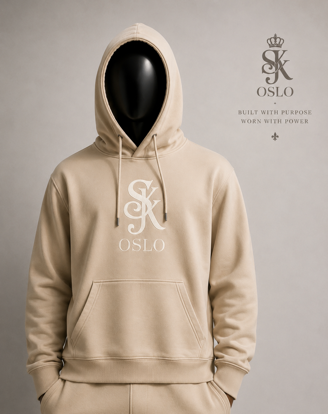 Oslo Beige hoodie