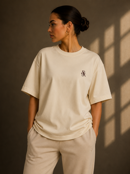 SYK Signature T-Shirt Cream
