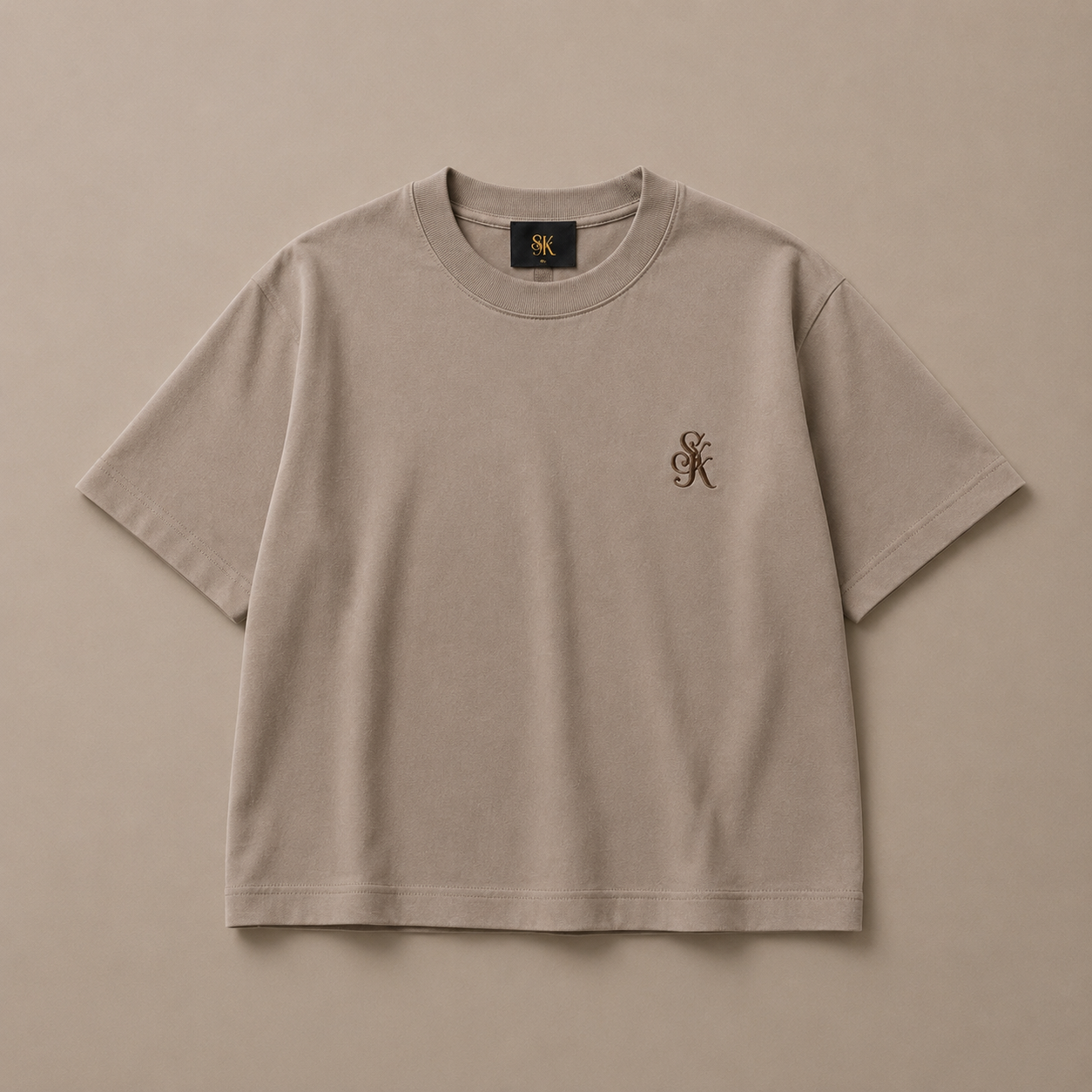 SYK Signature T-Shirt – Mocha Taupe