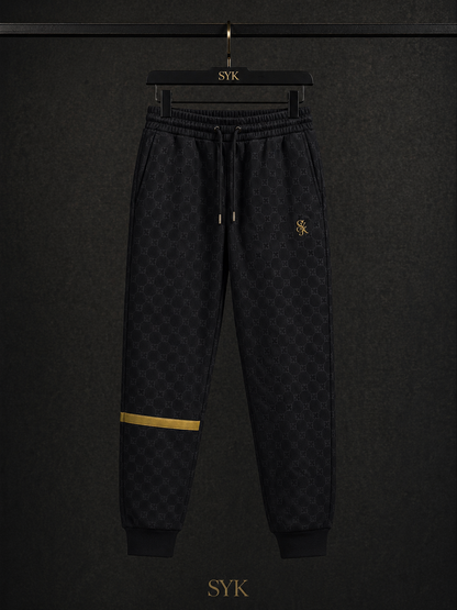 SYK Black Gold Jacquard Pants – Limited Edition