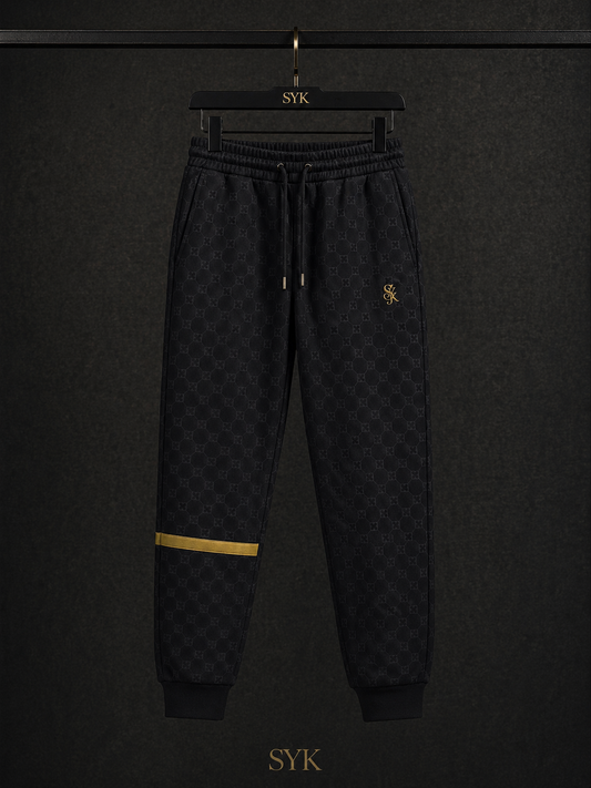 SYK Black Gold Jacquard Pants – Limited Edition