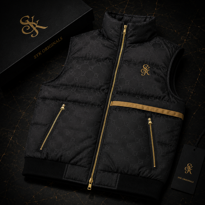 SYK Royal Jacquard Puffer Vest