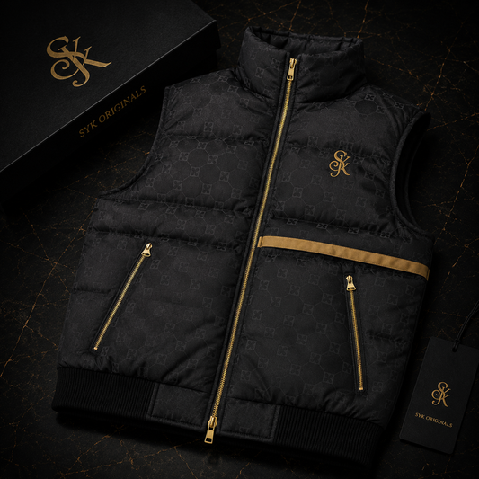 SYK Royal Jacquard Puffer Vest